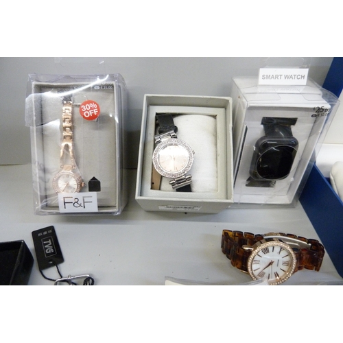 714 - A collection of wristwatches including Sekonda, Rotary, Golf Sky Caddie, Microsoft watch, etc.