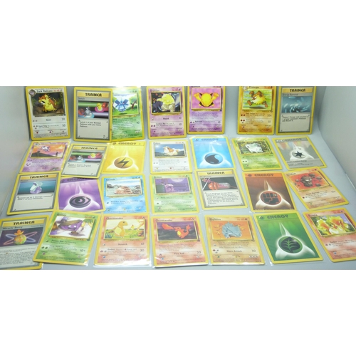 720 - A collection of vintage Pokemon and Digimon cards