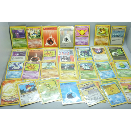 720 - A collection of vintage Pokemon and Digimon cards