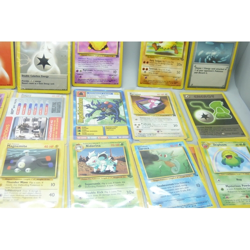 720 - A collection of vintage Pokemon and Digimon cards