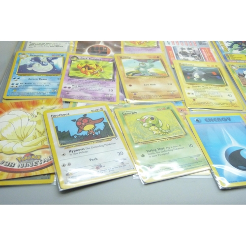 720 - A collection of vintage Pokemon and Digimon cards