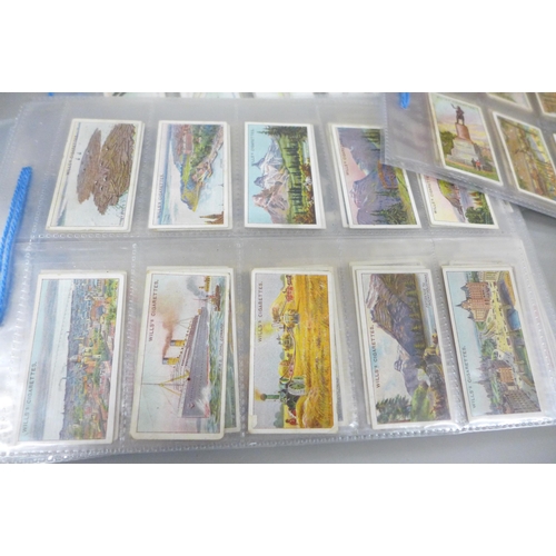 734 - A collection of cigarette cards including nine full sets of Senior Service cigarette cards including... 