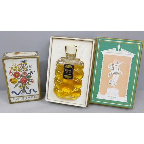 739 - Two rare 1920s-1950s L.T. Piver Paris Perfumes, both boxed, (one sealed, one full)