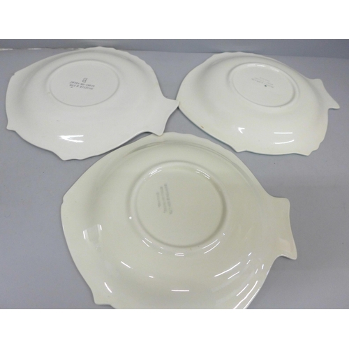 750 - Three Shorter & Son fish plates