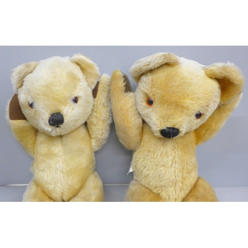 754 - Two Teddy bears, Chad Valley and Merrythought