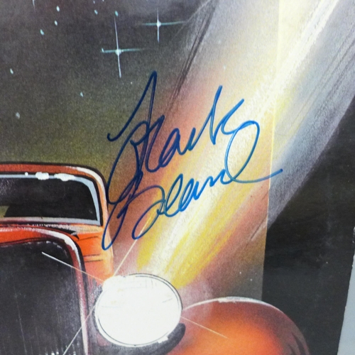 771 - ZZ Top, album with three signatures