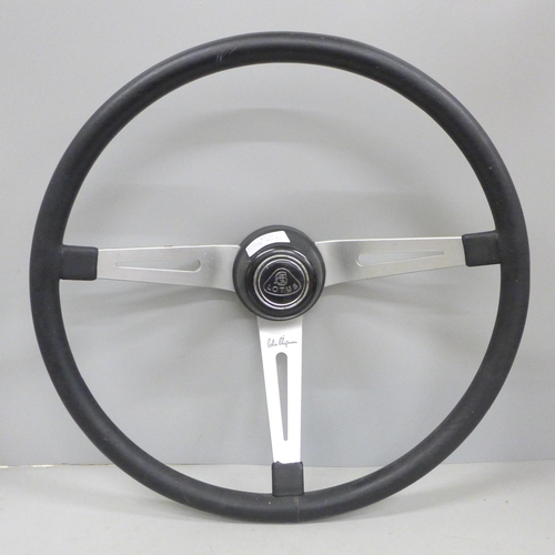 790 - A Colin Chapman Lotus steering wheel