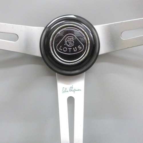 790 - A Colin Chapman Lotus steering wheel