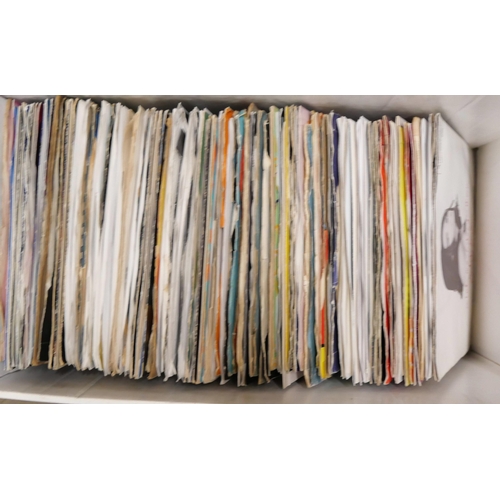 818 - A box of 143 vinyl 7