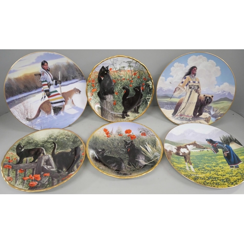 833 - Collector’s plates by Bradbury Exchange, Franklin Mint, American Artists and Morhampton Collection, ... 