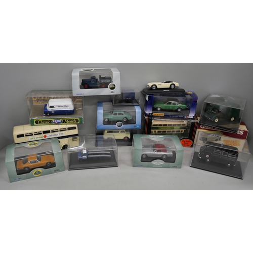 842 - A collection of die-cast models including Corgi