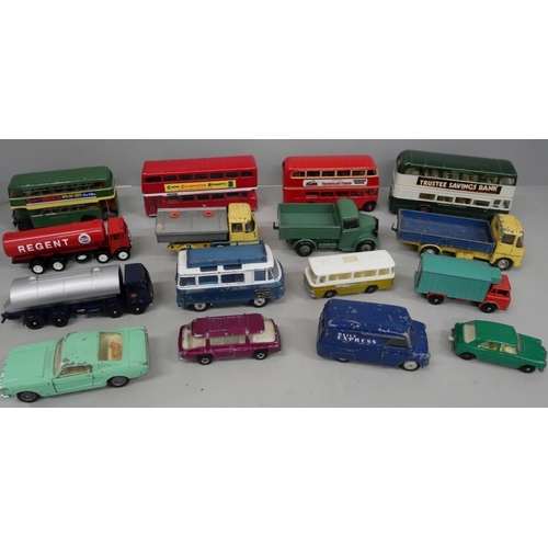 842 - A collection of die-cast models including Corgi