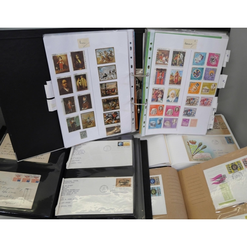 848 - British stamp first day covers, 1970’s and later, world stamps, US first day covers and airmail, oth... 