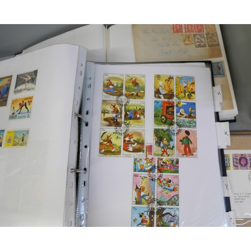 848 - British stamp first day covers, 1970’s and later, world stamps, US first day covers and airmail, oth... 