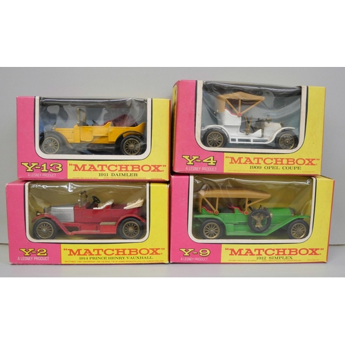 859 - Eleven Matchbox models of Yesteryear, boxed