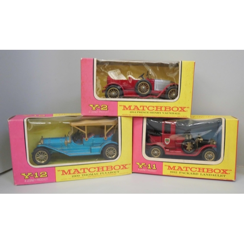 859 - Eleven Matchbox models of Yesteryear, boxed