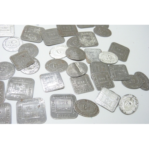 954 - A collection of Williams Brothers tokens