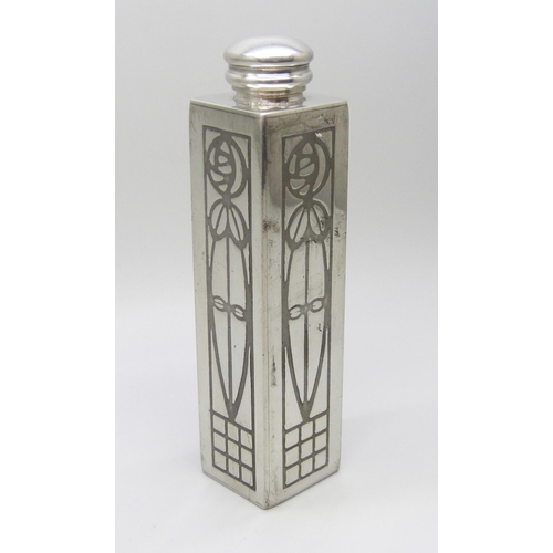 955 - A Charles Rennie Mackintosh pewter bottle, 11cm