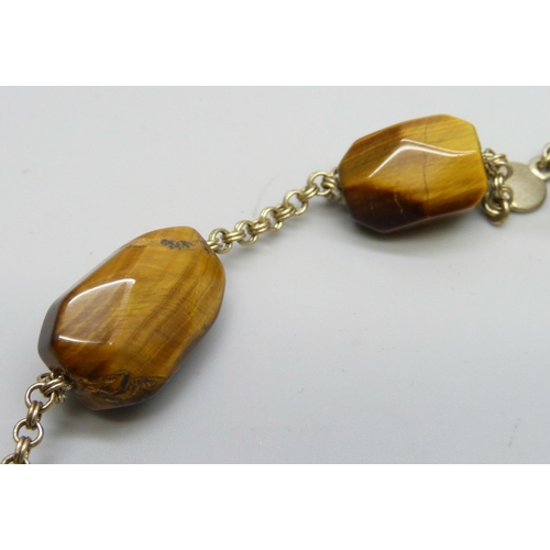 968 - A Sigrid Olson tiger's eye necklace