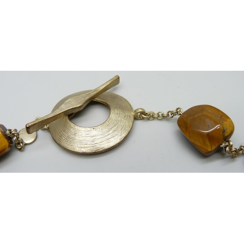 968 - A Sigrid Olson tiger's eye necklace