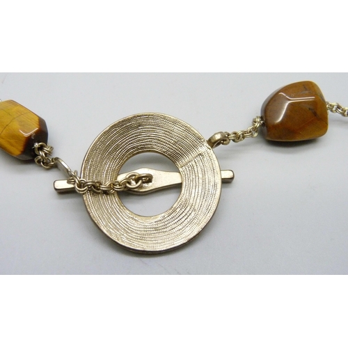 968 - A Sigrid Olson tiger's eye necklace