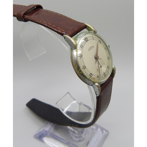 980 - A gentleman's Roamer wristwatch, 34mm including crown