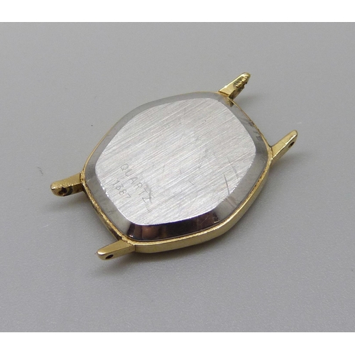 987 - A lady's Omega wristwatch head, 17mm