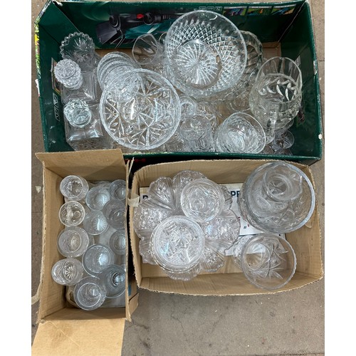 260 - A large collection of glassware and crystal