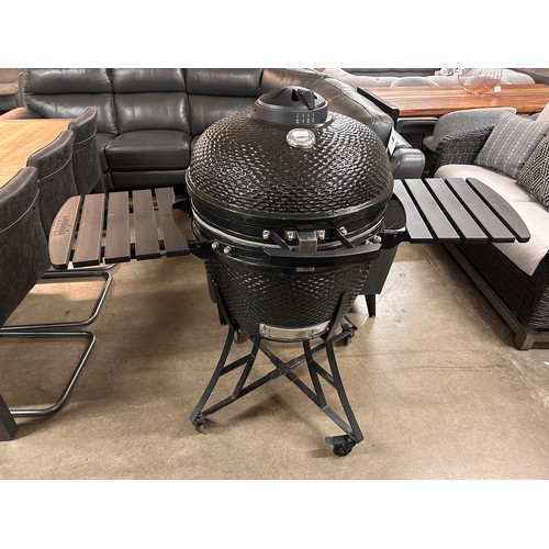 3056 - 24  Kamado Grill Black Inc Cover, Original RRP £566.66 + Vat (4216-1) *This lot is subject to Vat