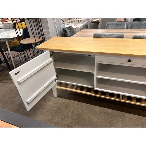 3059 - An extra large white sideboard