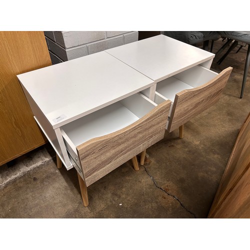 3095 - A pair of Rydon large bedsides