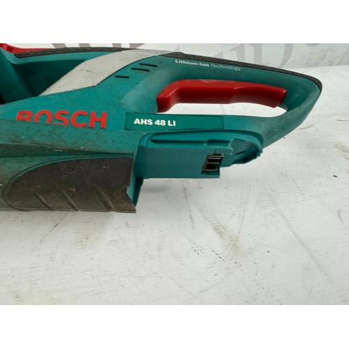 5130 - A Bosch AHS 48 Li electric hedge trimmer (no battery) and a Bosch cordless Art26 Accutrim electric s... 