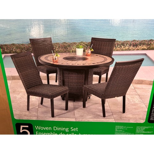 3156 - Agio Conway 5 piece Round Dining Set, Original RRP £833.33 + Vat (4216-4) *This lot is subject to Va... 