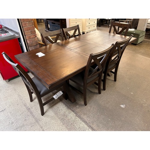 3175 - Blakely 7 piece Dining Set Extendable Whalen, Original RRP £666.66 + Vat (4216-9) *This lot is subje... 