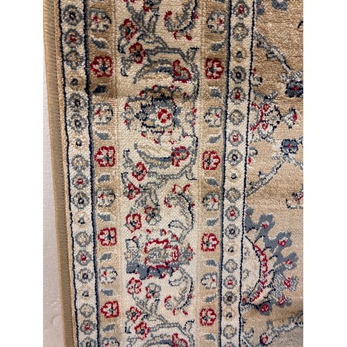 3023 - Gold ground full pule Kashmir rug, all over floral Ziegler design