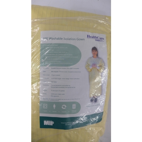 5234 - A quantity of assorted health care items including PPE washable isolation gowns, luxury adult clothi... 