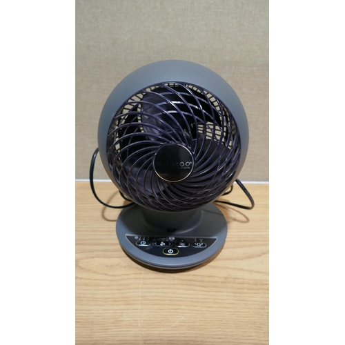 6132A - Iris Woozoo Grey Desk Fan with remote and box (338-74) *This lot is subject to Vat