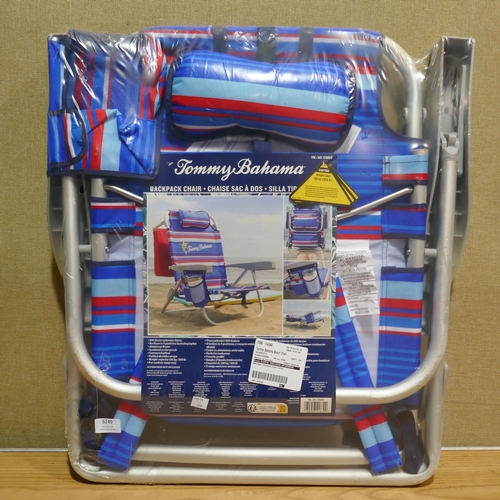 6249 - Two x Tommy Bahama folding Beach Chair's (339-285, 398) *This lot is subject to Vat