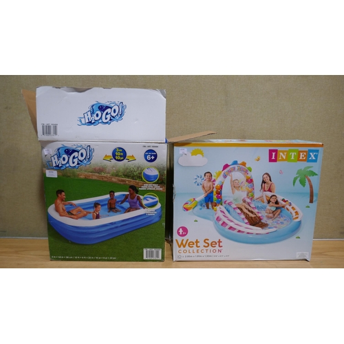 6250 - Intex Candyzone Playcentre, H20Go! 10Ft Family Pool  (339-122, 144) *This lot is subject to Vat