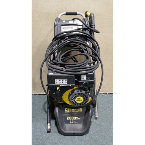 6256 - Champion 2600 Psi Petrol Pressure Washer, Original RRP £299.99 + Vat (339-391) *This lot is subject ... 