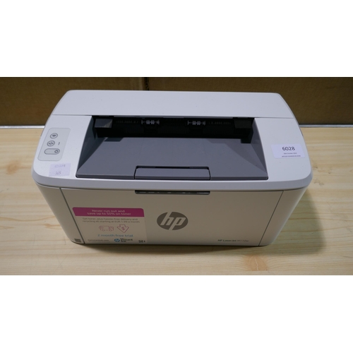 6028 - Hp Laserjet M110W  Printer with box and power lead (339-365) *This lot is subject to Vat