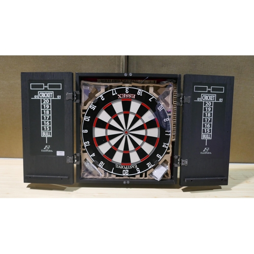 6035 - EasyPoint Dart Board In Case (339-399) *This lot is subject to VAT