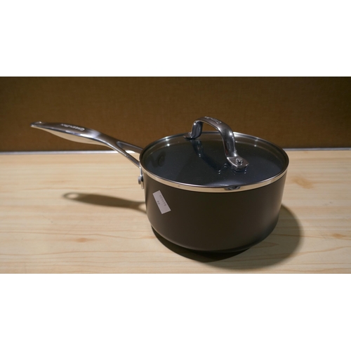 6050 - Three Greenpan Valencia pro pans with lids , Original RRP £139.99 + Vat (339-92) *This lot is subjec... 