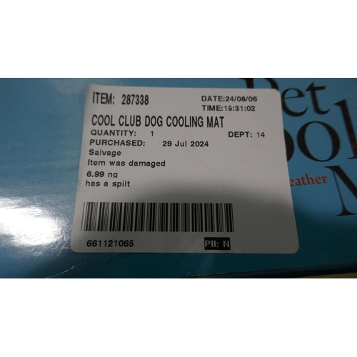 6053 - Cool Club Xl Dog Cooling Mat    (339-61) *This lot is subject to Vat