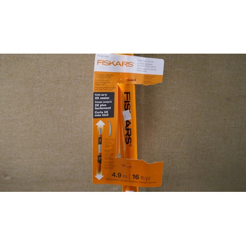 6054 - Fiskars Tree Pruner 2In1 With Hand Saw (339-103) *This lot is subject to Vat