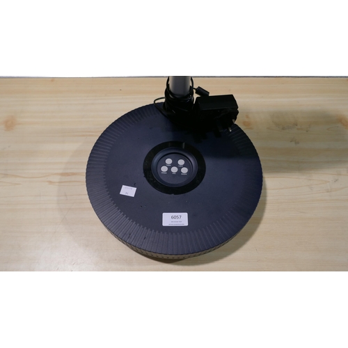 6057 - Nsa Folding Stand Fan with charger (339-94) *This lot is subject to Vat