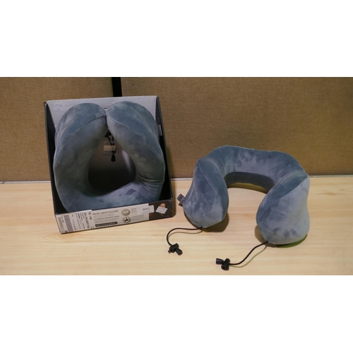 6061 - Two Airia Living Memory Foam Travel Pillows (339-69, 331) *This lot is subject to Vat