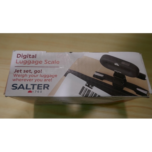 6069 - Salter Digital Luggage Scales and Colgate Total Toothbrushes (339-70, 299) *This lot is subject to V... 