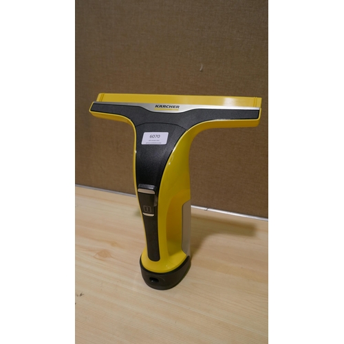 6070 - Karcher WV6 Window Vac with box, charger, spray bottle and additional head (339-400) *This lot is su... 