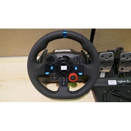 6073 - Logitech G29 Steering Wheel, Pedals and Astro A10 headset (Ps5/Ps4 & Pc) Original RRP £199.99 + Vat ... 